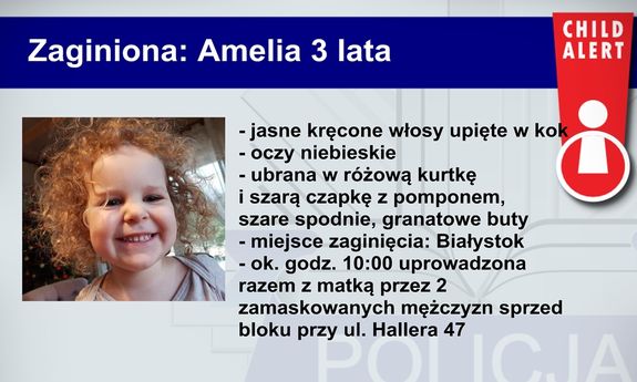 porwanie dziecka, UWAGA! Porwanie dziecka w Białymstoku! Policja szuka sprawc&oacute;w