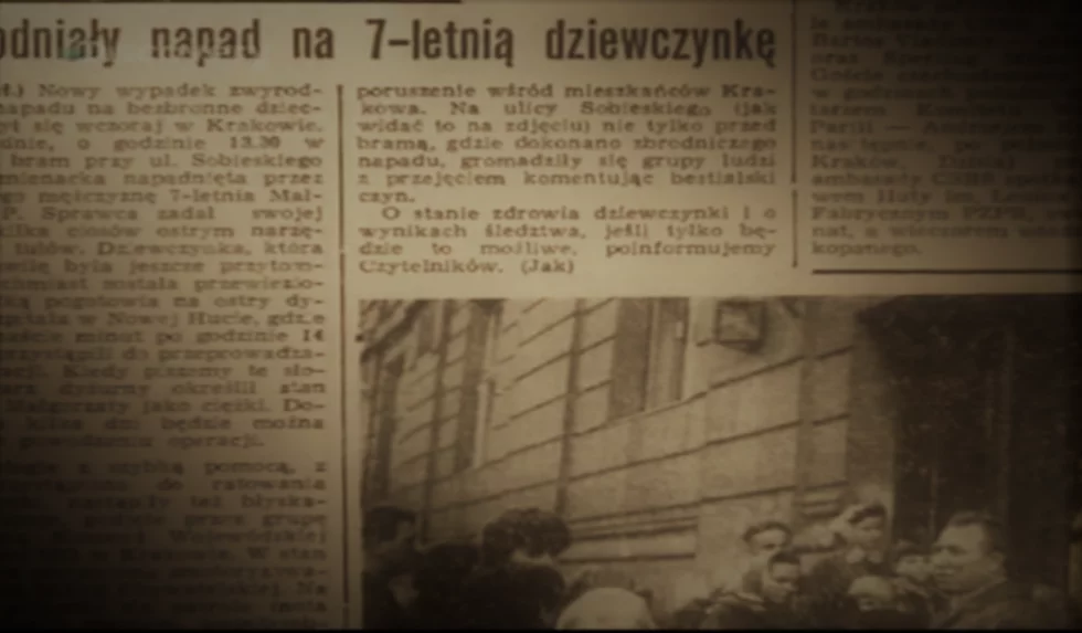Artykuł prasowy - 1966 r. (screenshot - Discovery/YouTube)