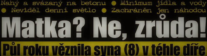 Sprawa z kurim (Wycinek gazet blesk.cz 2007 r.)