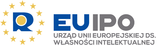 Logotyp Urzędu Unii Europejskiej ds. Własności Intelektualnej (EUIPO)